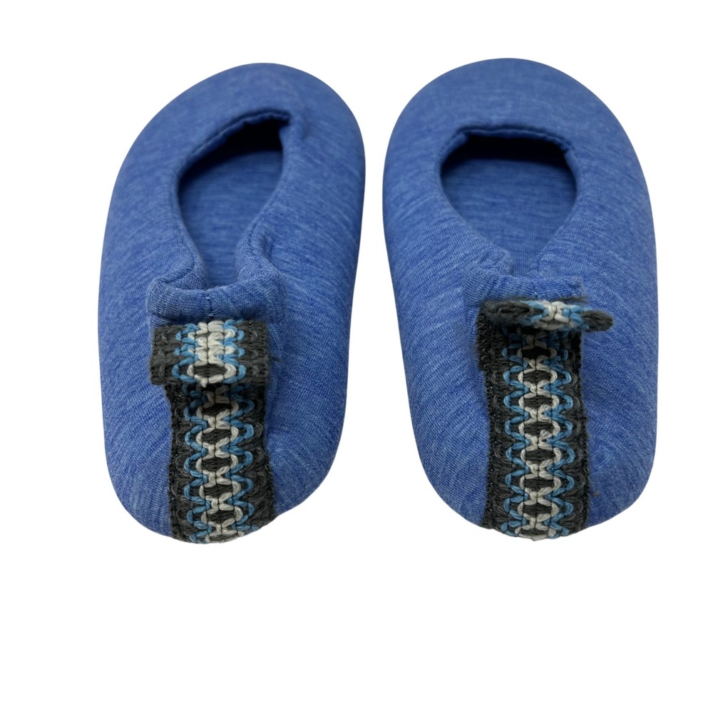 Muk Luks Womens Ballerina Slippers Blue Heathered Indoor Lounge Shoes - Picture 5 of 8